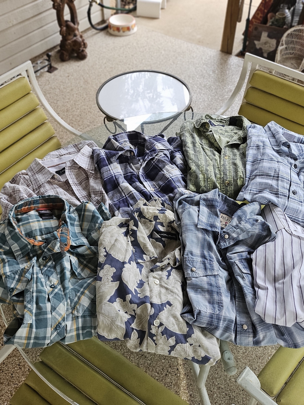 8 X The North Face & Others Men’s Casual Button-Down Shirt Lot Mix XL & XXL
